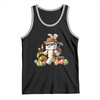 Funny Easter Day Bunny Miner Egg Video Game Tank Top