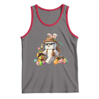 Funny Easter Day Bunny Miner Egg Video Game Tank Top