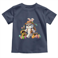 Funny Easter Day Bunny Miner Egg Video Game Toddler T Shirt