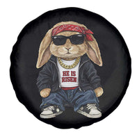 Hip Hop Easter Bunny He is Risen Jesus Religious Christian Spare Tire Cover