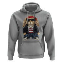 Hip Hop Easter Bunny He is Risen Jesus Religious Christian Hoodie