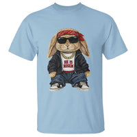 Hip Hop Easter Bunny He is Risen Jesus Religious Christian T Shirt