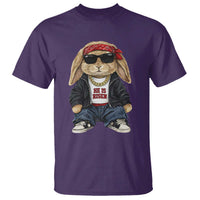 Hip Hop Easter Bunny He is Risen Jesus Religious Christian T Shirt