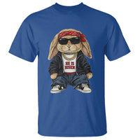 Hip Hop Easter Bunny He is Risen Jesus Religious Christian T Shirt