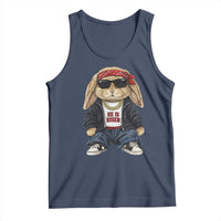 Hip Hop Easter Bunny He is Risen Jesus Religious Christian Tank Top