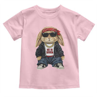 Hip Hop Easter Bunny He is Risen Jesus Religious Christian Toddler T Shirt