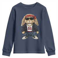 Hip Hop Easter Bunny He is Risen Jesus Religious Christian Youth Sweatshirt