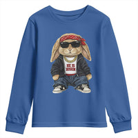 Hip Hop Easter Bunny He is Risen Jesus Religious Christian Youth Sweatshirt