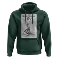 Jesus and St Mary Magdalene At The Cross Hoodie Vintage Catholic Lent