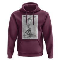 Jesus and St Mary Magdalene At The Cross Hoodie Vintage Catholic Lent