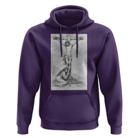 Jesus and St Mary Magdalene At The Cross Hoodie Vintage Catholic Lent