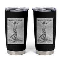 Jesus and St Mary Magdalene At The Cross Tumbler Cup Vintage Catholic Lent