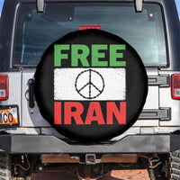 Free Iran Spare Tire Cover Stop War Barbed Wire Peace Sign