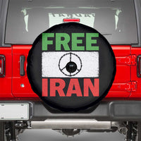 Free Iran Spare Tire Cover Stop War Barbed Wire Peace Sign