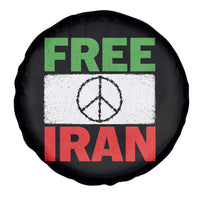Free Iran Spare Tire Cover Stop War Barbed Wire Peace Sign