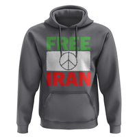 Free Iran Hoodie Stop War Barbed Wire Peace Sign