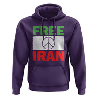 Free Iran Hoodie Stop War Barbed Wire Peace Sign