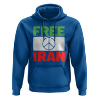 Free Iran Hoodie Stop War Barbed Wire Peace Sign