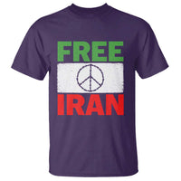 Free Iran T Shirt Stop War Barbed Wire Peace Sign