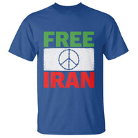 Free Iran T Shirt Stop War Barbed Wire Peace Sign