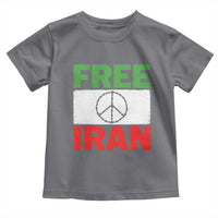 Free Iran Toddler T Shirt Stop War Barbed Wire Peace Sign