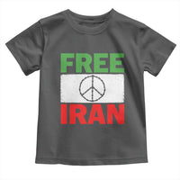 Free Iran Toddler T Shirt Stop War Barbed Wire Peace Sign
