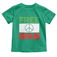 Free Iran Toddler T Shirt Stop War Barbed Wire Peace Sign