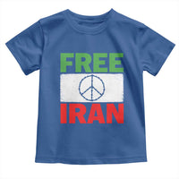 Free Iran Toddler T Shirt Stop War Barbed Wire Peace Sign