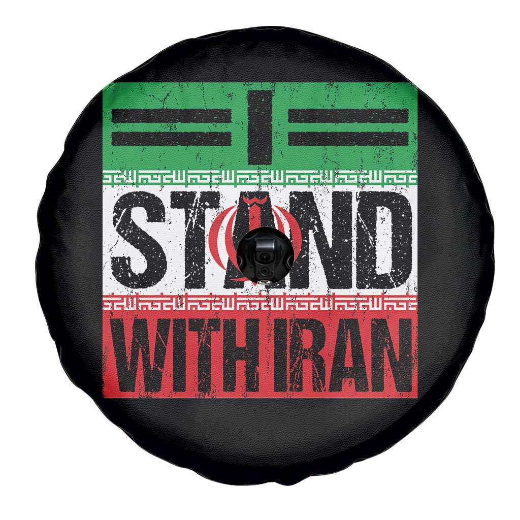 I Stand With Iran Spare Tire Cover Iranian People Freedom Protest