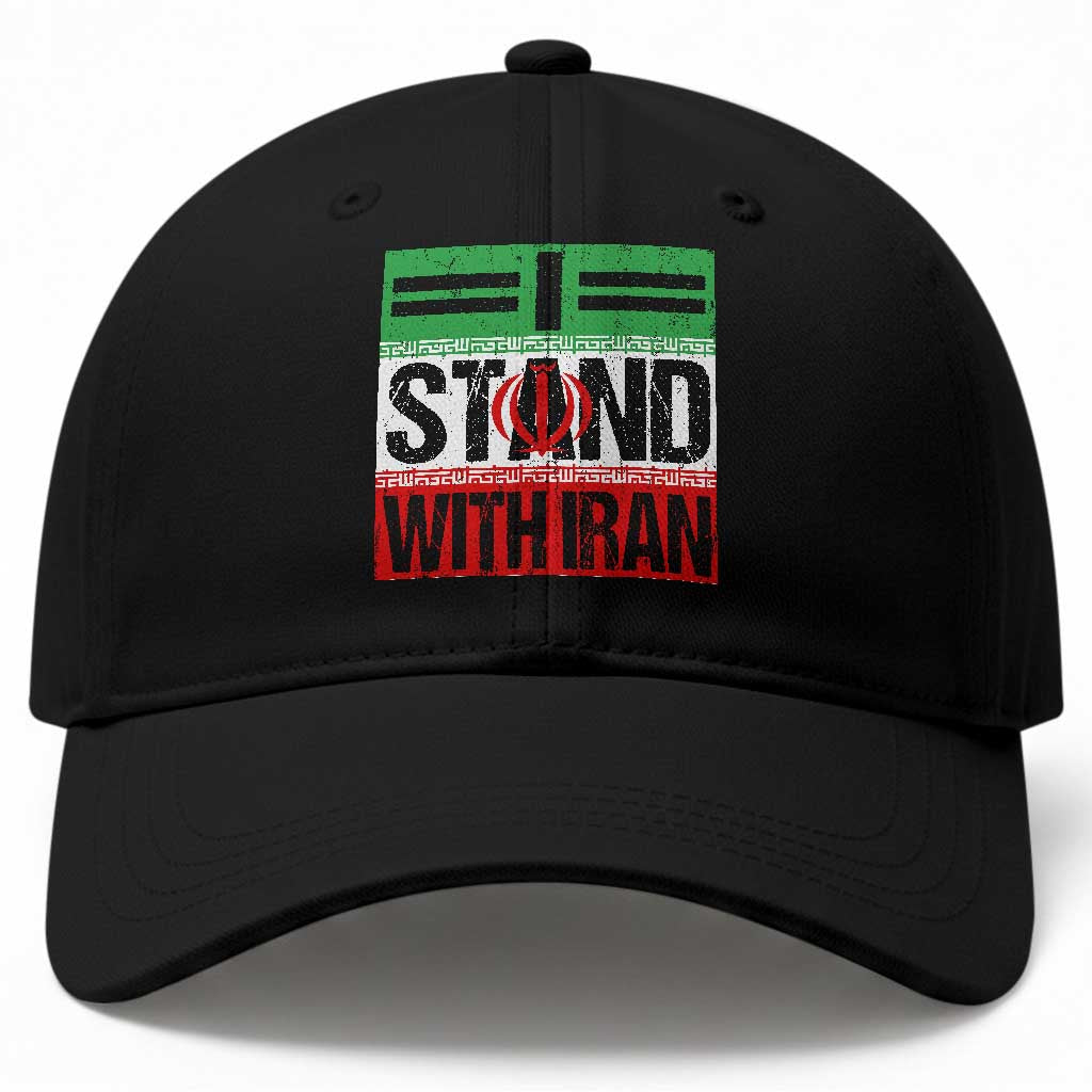 I Stand With Iran Baseball Cap Iranian People Freedom Protest