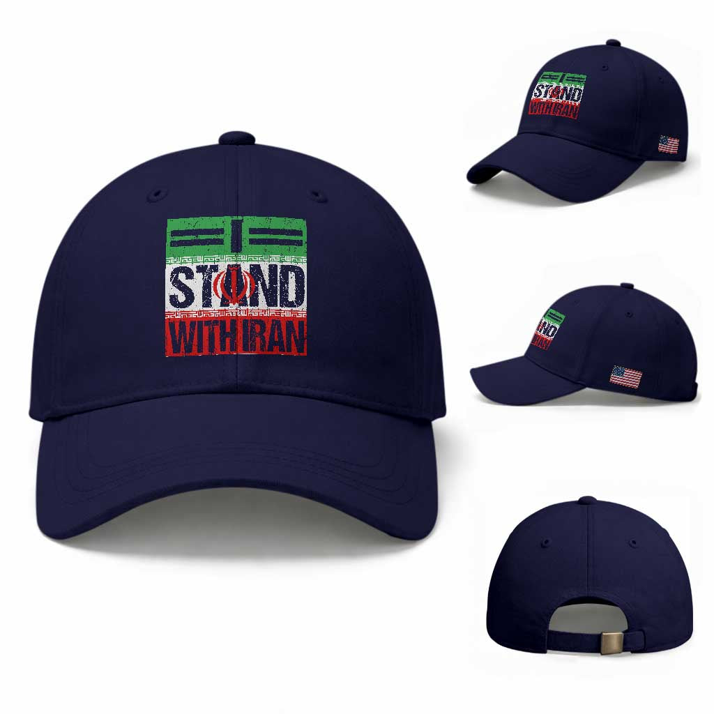 I Stand With Iran Baseball Cap Iranian People Freedom Protest