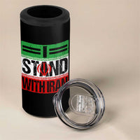 I Stand With Iran 4 in 1 Can Cooler Tumbler Iranian People Freedom Protest