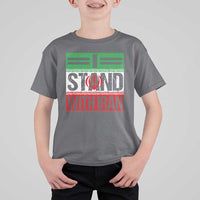 I Stand With Iran T Shirt For Kid Iranian People Freedom Protest