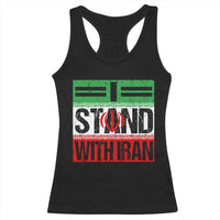 I Stand With Iran Racerback Tank Top Iranian People Freedom Protest