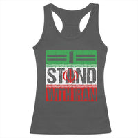 I Stand With Iran Racerback Tank Top Iranian People Freedom Protest