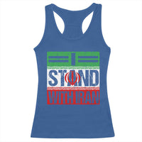I Stand With Iran Racerback Tank Top Iranian People Freedom Protest