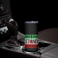 I Stand With Iran Skinny Tumbler Iranian People Freedom Protest