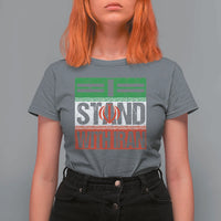 I Stand With Iran T Shirt For Women Iranian People Freedom Protest
