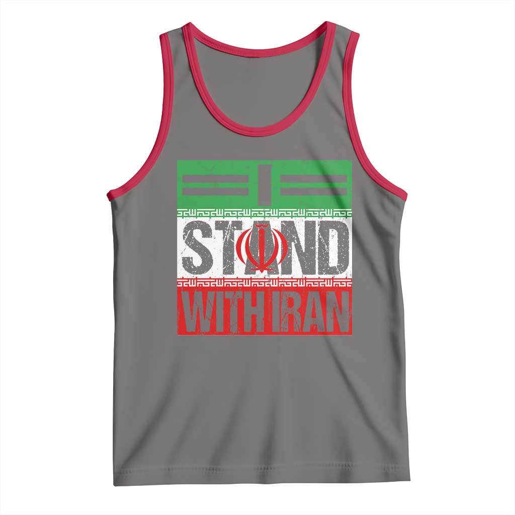 I Stand With Iran Tank Top Iranian People Freedom Protest