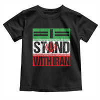 I Stand With Iran Toddler T Shirt Iranian People Freedom Protest