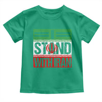 I Stand With Iran Toddler T Shirt Iranian People Freedom Protest