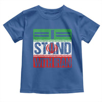 I Stand With Iran Toddler T Shirt Iranian People Freedom Protest