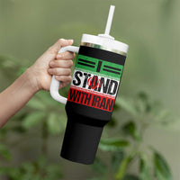 I Stand With Iran Tumbler With Handle Iranian People Freedom Protest