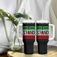 I Stand With Iran Tumbler With Handle Iranian People Freedom Protest
