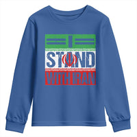 I Stand With Iran Youth Sweatshirt Iranian People Freedom Protest