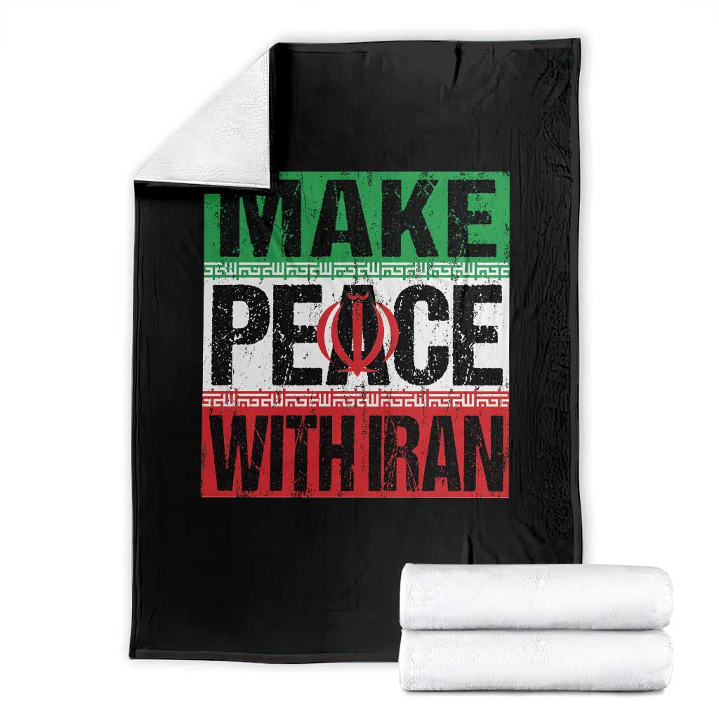 Make Peace With Iran Throw Blanket Peace Pacifist Stop War In Middle East