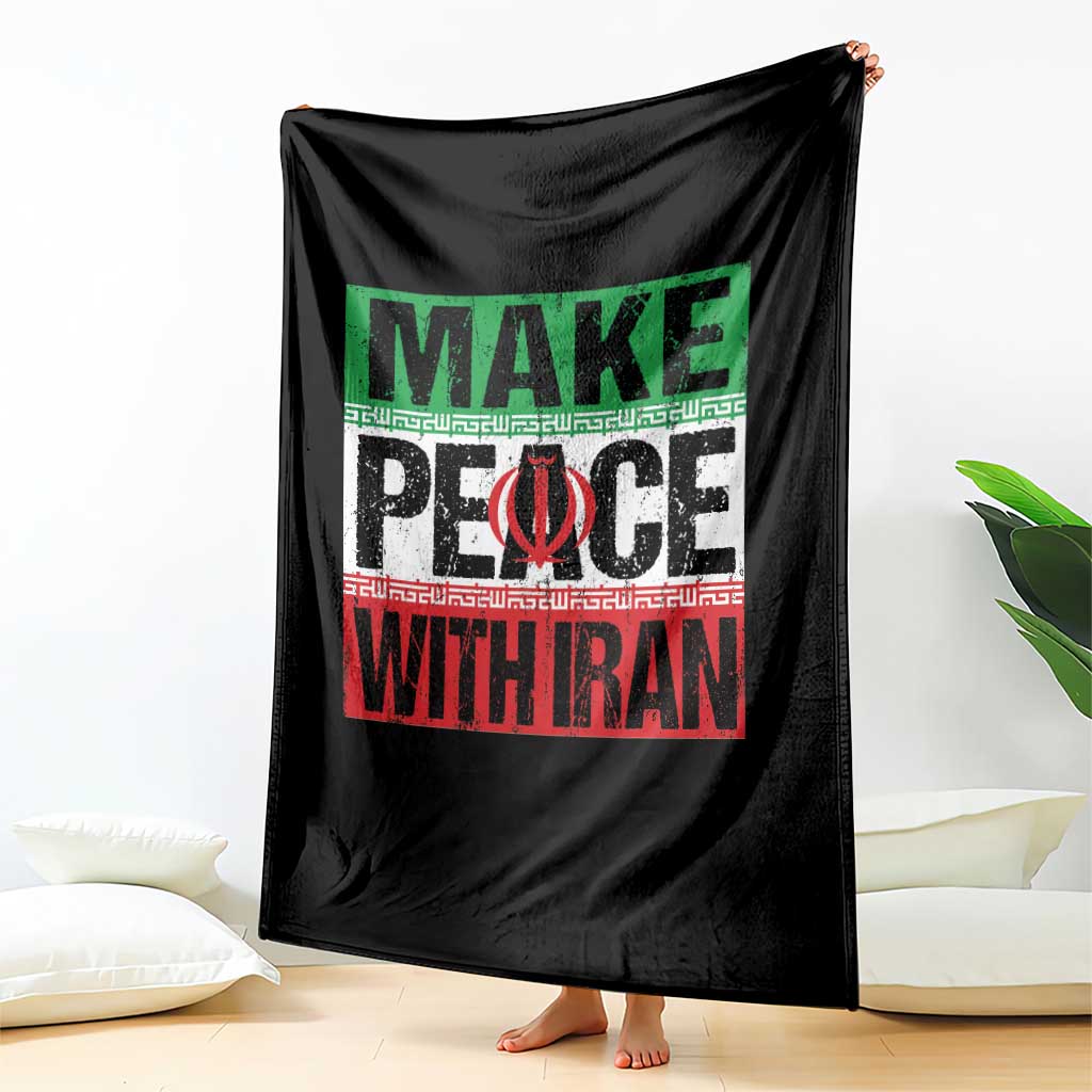 Make Peace With Iran Throw Blanket Peace Pacifist Stop War In Middle East
