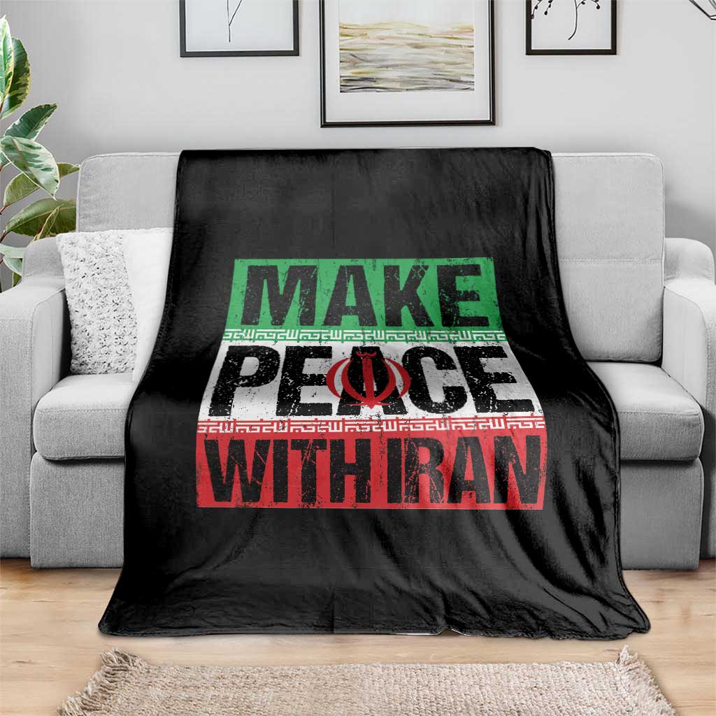Make Peace With Iran Throw Blanket Peace Pacifist Stop War In Middle East
