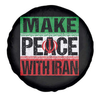 Make Peace With Iran Spare Tire Cover Peace Pacifist Stop War In Middle East