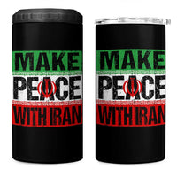 Make Peace With Iran 4 in 1 Can Cooler Tumbler Peace Pacifist Stop War In Middle East